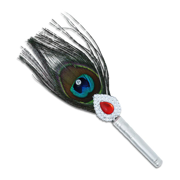 Krishna Bhavan Silver Morpankh Traditional & Devotional.