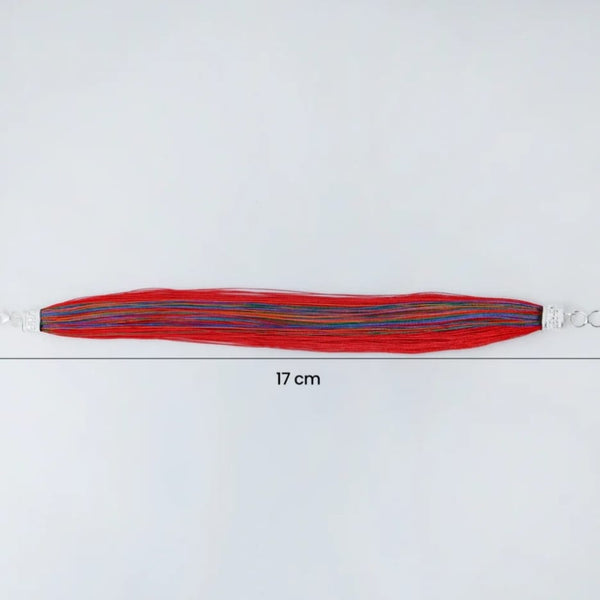 Red Harmony Thread Bracelet