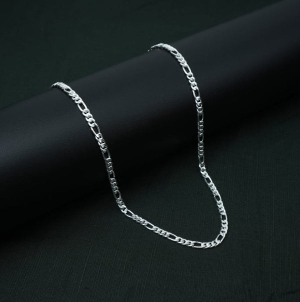 Sterling Silver Figaro Chain