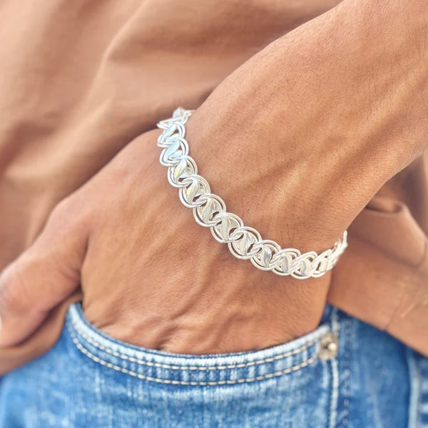 Sterling Silver Boys Bracelet – Stylish, Durable, and Adjustable Jewelry