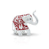 Silver Plated Antique Elephant Figurine For Interior Decor