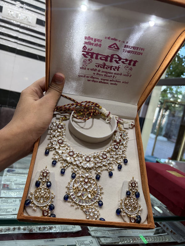 New antique wedding set rajputi jewellery