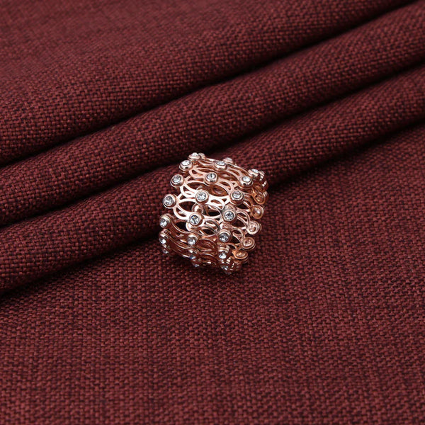 Rose Gold Two in One Ring Cum Bracelet for Women
