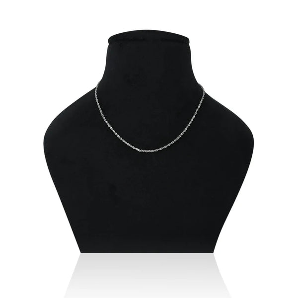Silver Glossy Round Chain.