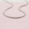 Box Design Silver Chain for Men & Women Pure Silver.