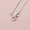 Box Design Silver Chain for Men & Women Pure Silver.