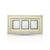 Silver Ganesh Lakshmi Saraswathi Frame