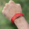 Red Harmony Thread Bracelet
