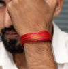Red Harmony Thread Bracelet
