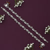 Silver Shell Design with Small Ghungroo Payal