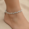 Silver Shell Design with Small Ghungroo Payal