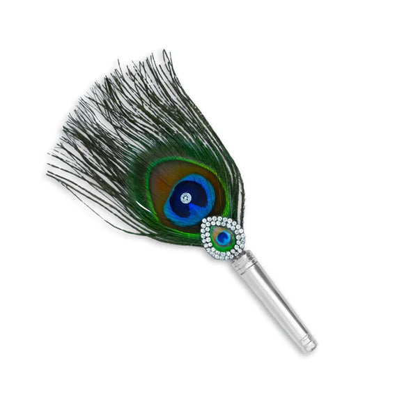 Krishna Bhavan Silver Morpankh Traditional & Devotional.