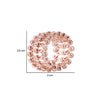 Rose Gold Two in One Ring Cum Bracelet for Women